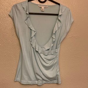 Elegant Light Blue blouse Size XS